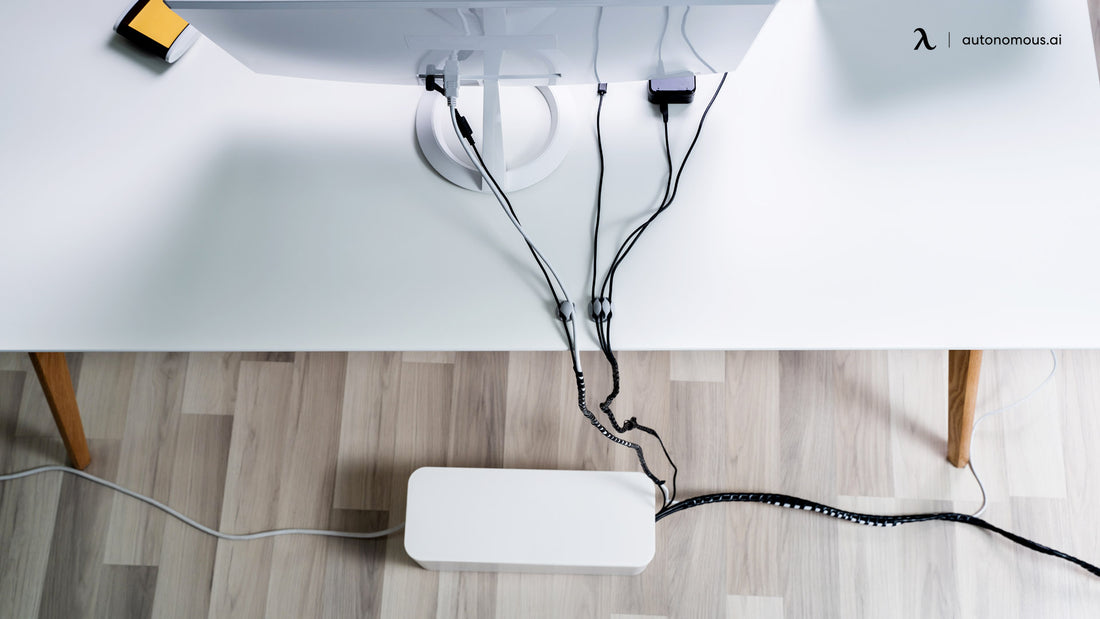 How to Organise The Computer Cables Under Your Desk