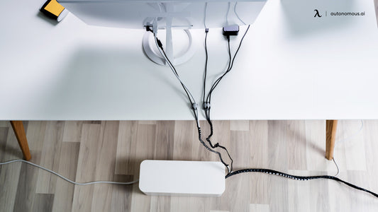 How to Organise The Computer Cables Under Your Desk