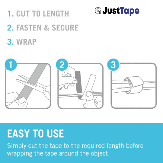 How to use Velcro One Wrap Wrapping Hook & Loop