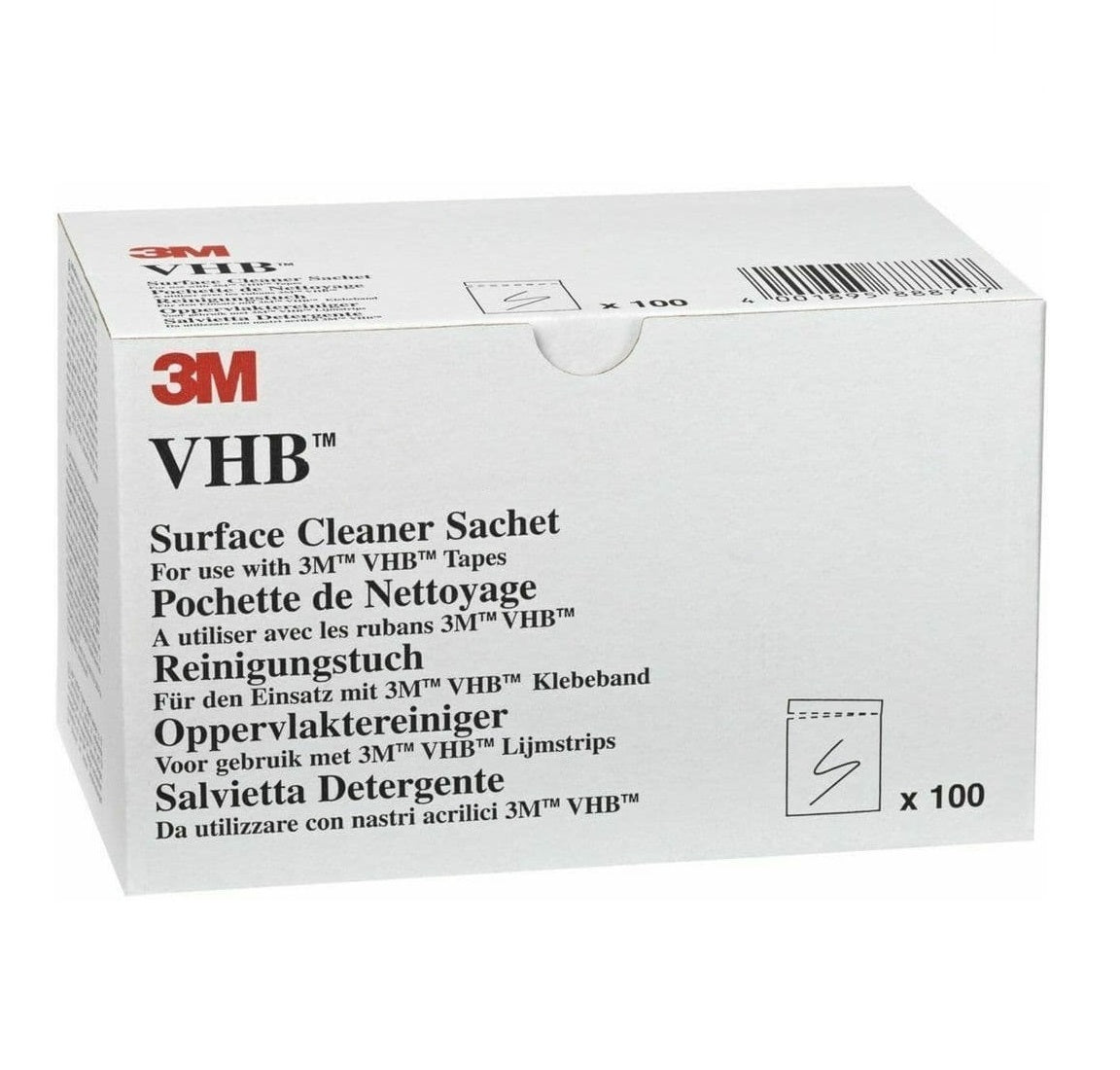Sachet de nettoyant pour surfaces 3M