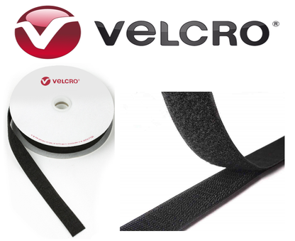 Velcro Sew On Hook & Loop Tape BLACK