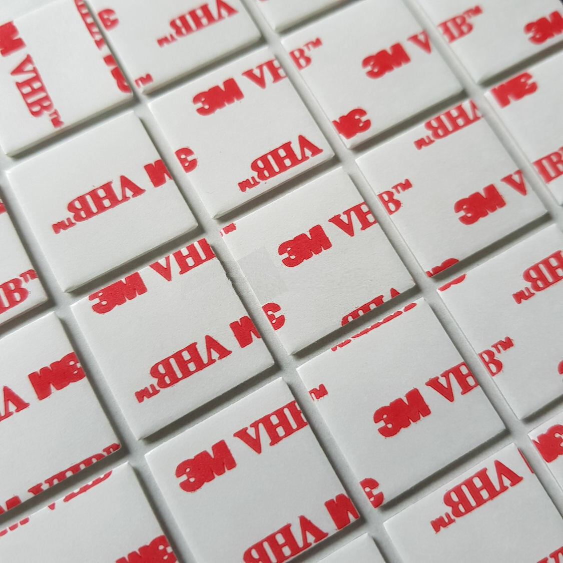3M Double Sided Self Adhesive Sticky Pads Clear Square