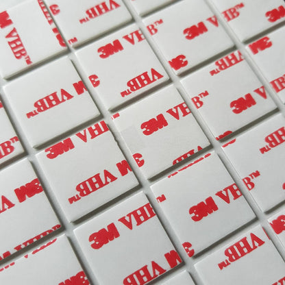 3M Double Sided Self Adhesive Sticky Pads Clear Square